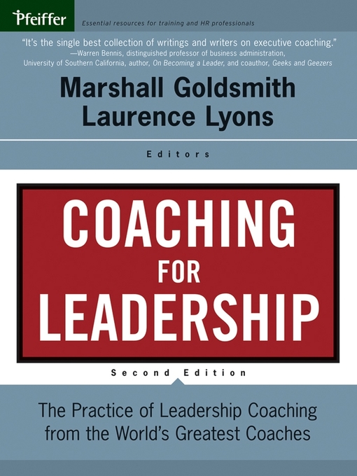 Title details for Coaching for Leadership by Marshall Goldsmith - Available